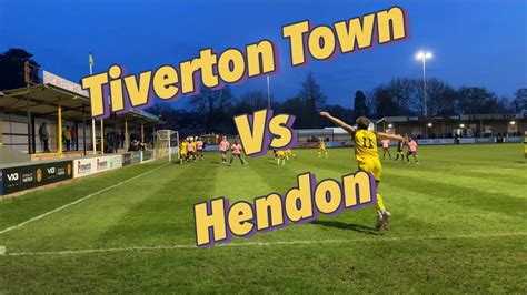 Tiverton Town Vs Hendon Southern League Premier South Football