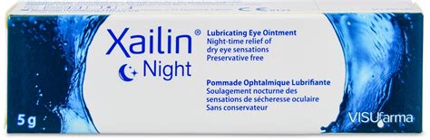 Xailin Night Lubricating Eye Ointment 5g Medino