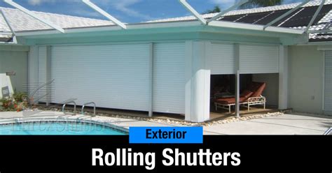 Rolling Exterior Shutters A Guide For Fl Homeowners Eurex Shutters