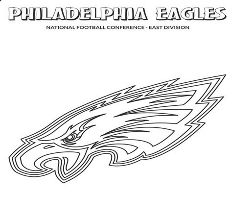 Philadelphia Eagles Coloring Pages - Learny Kids