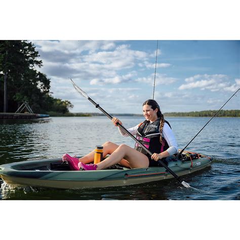 Pelican Challenger 100x 10 Ft Angler Sit On Top Fishing Kayak Academy