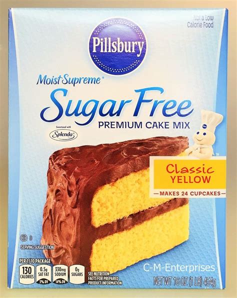 Sugar Free Yellow Cake Mix From Pillsbury Nurtrition Price