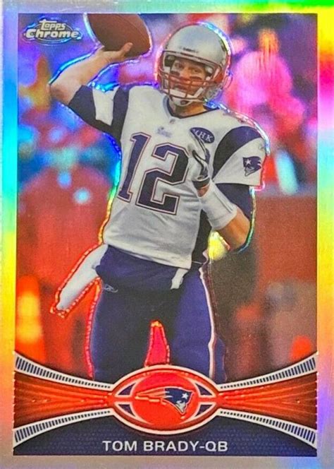 Tom Brady Topps Chrome Refractor Price Guide Sports Card