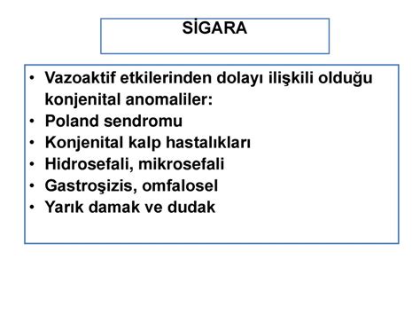 GEBELİKTE TERATOJENİTE İ Kadın Hastalıkları ve Doğum ABD ppt indir