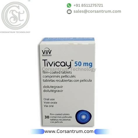 Dolutegravir Tablet Mg Tivicay Latest Price Manufacturers Suppliers