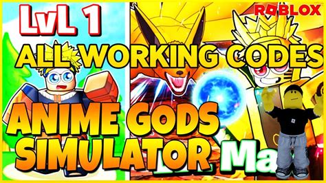 All Working Codes For Anime Gods Simulator Codes For Anime Gods