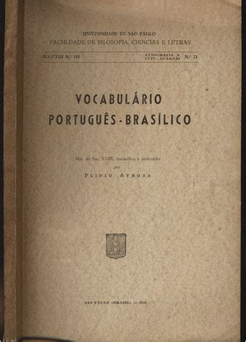 Sebo Do Messias Livro Vocabul Rio Portugu S Bras Lico