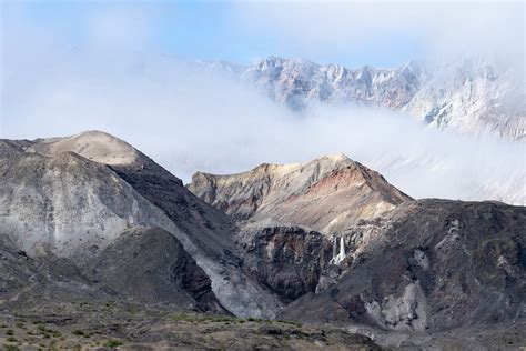 Loowit Falls And Rim Of Mt St Helens Crater WA Geology Pics