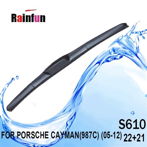 Rainfun S610 2221 Dedicated Car Wiper Blade For Porsche Cayman 987c05 12 2 Pcs As A Lot