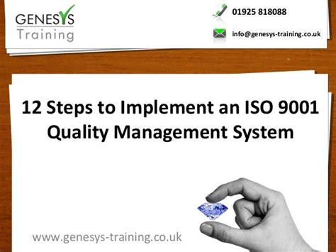 12 Steps To Implement An Iso 9001 Quality Management System