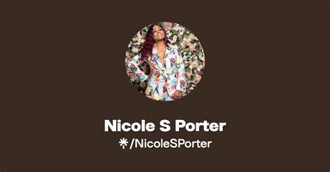 Nicole S Porter Instagram Facebook Linktree