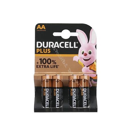 Batterij Duracell Plus Alkaline 4x AA