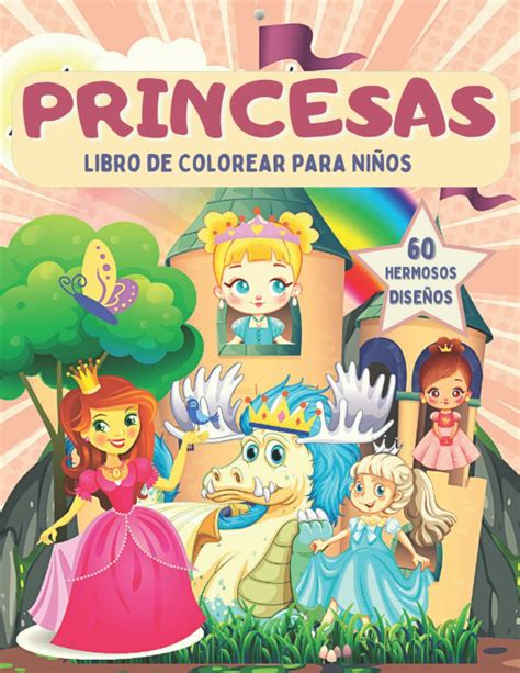 Buy Princesas Libro de Colorear para Niños 60 Páginas para colorear