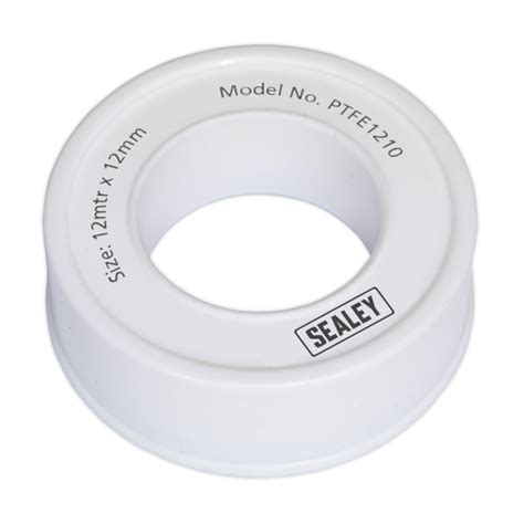 PTFE Thread Sealing Tape 12mm X 12m Pack Of 10 Huttie