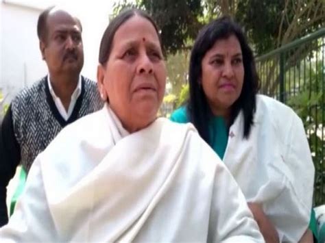 Land For Jobs Pmla Case Rabri Devi Appears Before Ed For Questioning