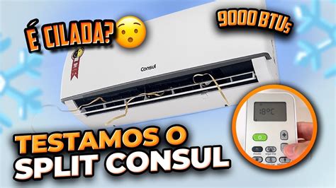 AR CONDICIONADO CONSUL É BOM Review Split Consul 9000 BTUs um Ar