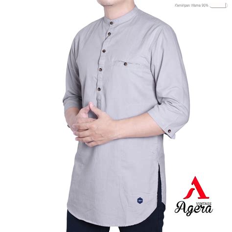 Jual Kurta Pakistan Bahan Morino Brand Agera Koko Muslim Kurta