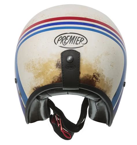 Casco Jet Premier Le Petit Classic Evo Btr Bm In Fibra Bianco Opaco