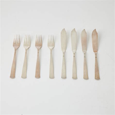 Images for 2226034 JACOB ÄNGMAN 24 dlr Rosenholm fish cutlery