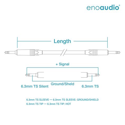 Enoaudio Mogami Professionel Gitarre Bass Kabel Instrument