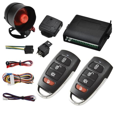 Car Alarm System Remote Door Open Door Key Entry Lock Locking 1 Way Kit