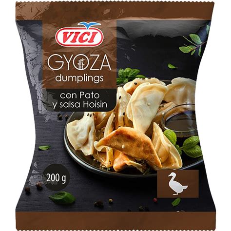 Dumplings con pato y salsa Hoisin bolsa 200 g · VICI GYOZA ...
