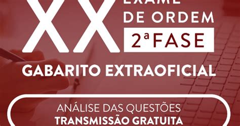 Carlos Rafael Ferreira XX Exame de Ordem Unificado 2ª Fase