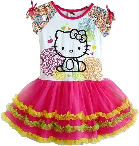 Sopo Hello Kitty Toddler Dress Baby Girls Tutu Dress Pink