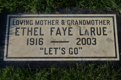 Ethel Faye Whitehead Larue 1916 2003 Find A Grave äreminne