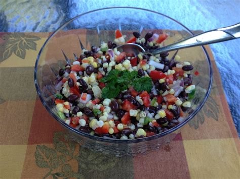 ChopChopFamily.org - Fresh Corn, Black Bean and Red Pepper Salad