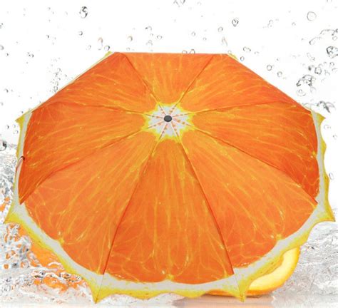 2017 New 2013 Novelty Items Orange Umbrella Fruit Pattern Umbrella Folding Fashion Umbrella Sun ...