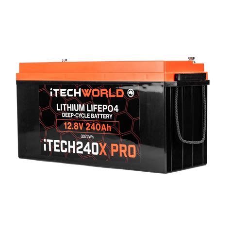 Itech240x Pro 240ah 12v Deep Cycle Lithium Battery Itechworld