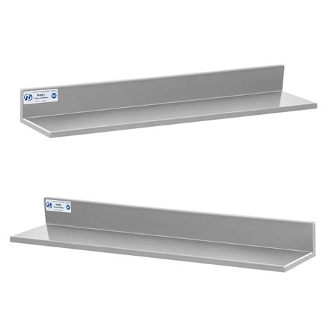 Amazon.com: HALLY Stainless Steel Wall Shelf 8.6 x 30 Inches 58 lb, NSF ...