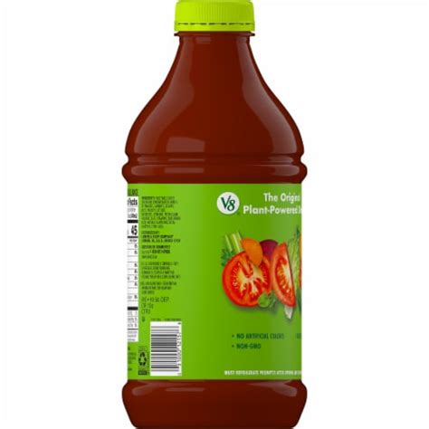 V8® Low Sodium Original 100 Vegetable Juice Bottle 46 Fl Oz Fred Meyer