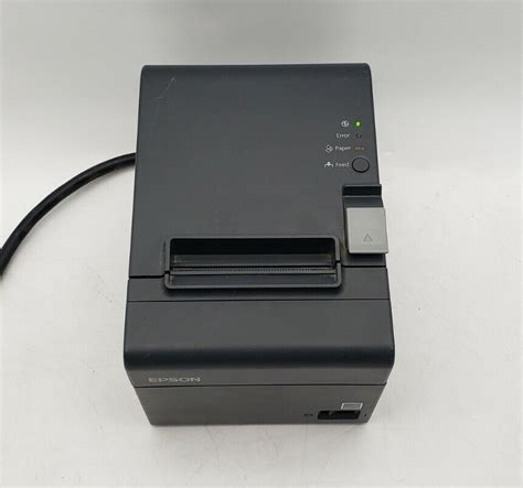 Epson Tm T20 Thermal Receipt Printer Model M249a With Power Supply