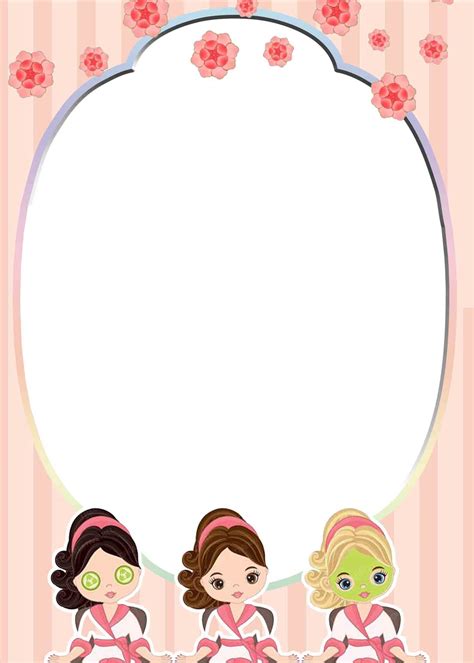 Spa Party Invitations Templates Free