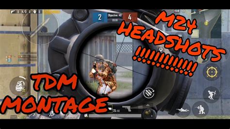 M24 Headshots Tdm Montage Be A Believer Pubg Mobile 1st Video