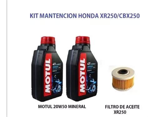 Kit Mantencion Honda Xr cbx250 Tornado Nx400 Falcon Cuotas sin interés