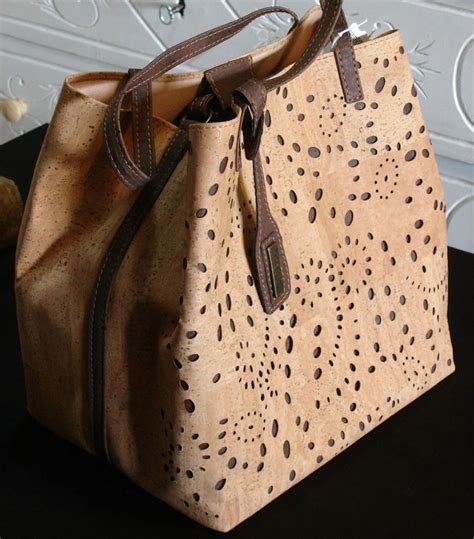 Bolso En Corcho Bordado Cork Handbag Cork Bag Handbag Patterns