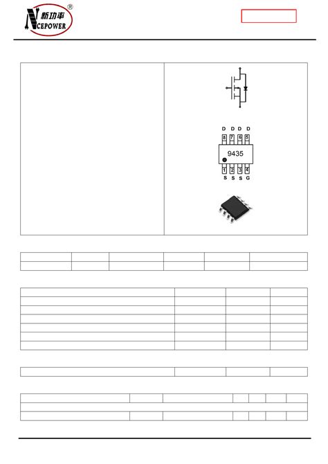 Nce Datasheet Pdf Pinout Nce P Channel Enhancement Mode Power