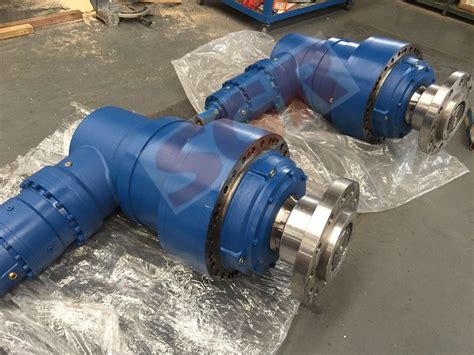 Customized High Torque Right Angle Planetary Gearbox Bevel Gear Gear Reducer Coupled With Abb