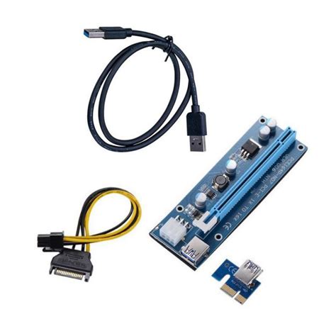 745 руб. Райзер (Riser) 1x PCI для видеокарты card и майнинга V006C ...