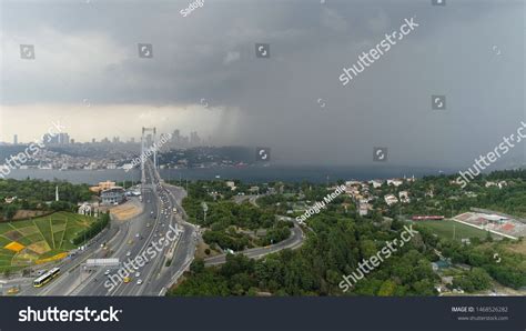 Aerial View Istanbul Bosphorus Bridge Stock Photo 1468526282 | Shutterstock