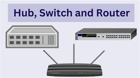 Difference Between Hub Switch And Router