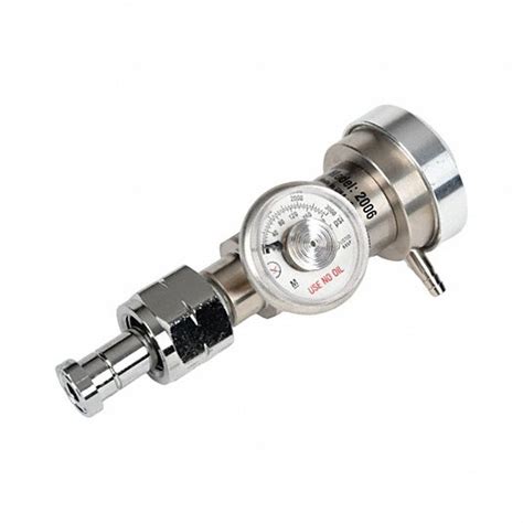 INDUSTRIAL SCIENTIFIC, Gas Regulator, Stainless Steel, Gas Cylinder Regulator - 28YL24|18103556 ...