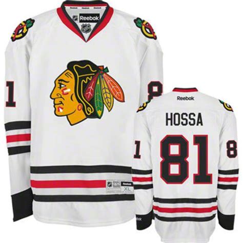 Marian Hossa Jersey Reebok 81 White Chicago Blackhawks Jersey