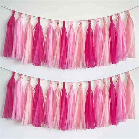 Amazon Tissue Paper Tassel Diy Party Garland Decor For All Events