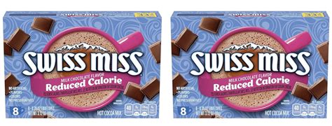 Swiss Miss Milk Chocolate Flavor Reduced Calorie Hot Cocoa Mix Pack Of