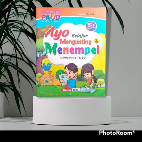 Jual Paud Ayo Belajar Menggunting Dan Menempel Buku Belajar Full