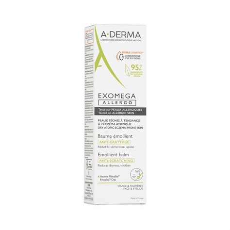 A Derma Exomega Allergo B Lsamo Emoliente Ml Comprar A Derm